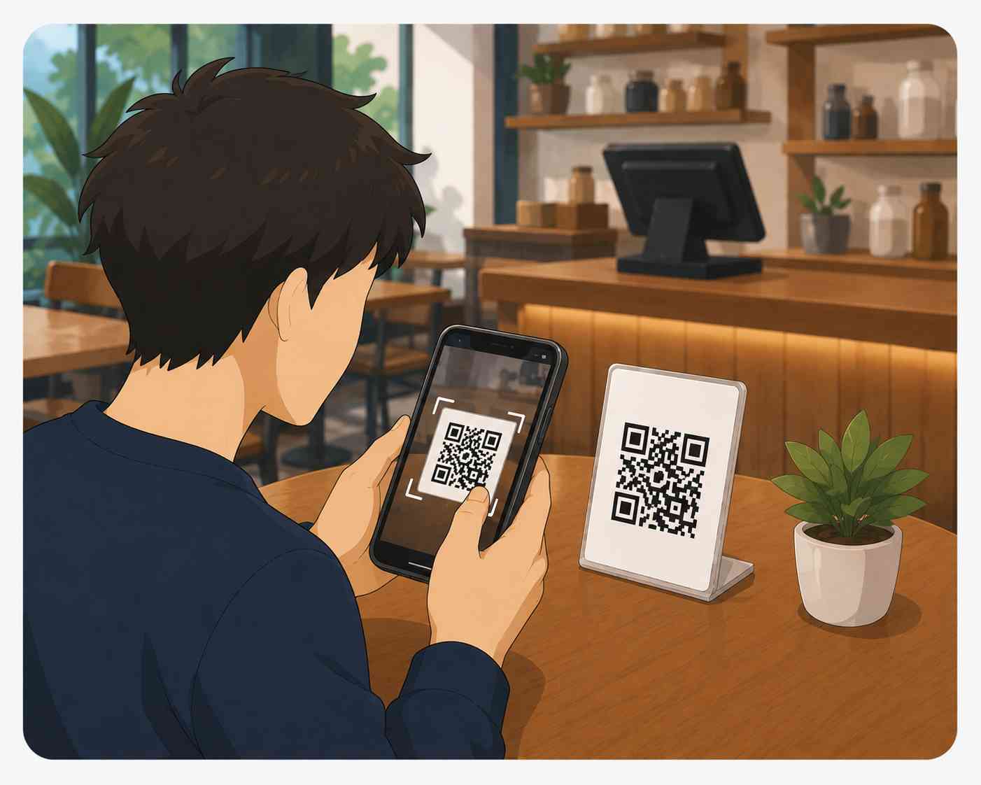 Scan QR Code untuk pesan makanan/minuman