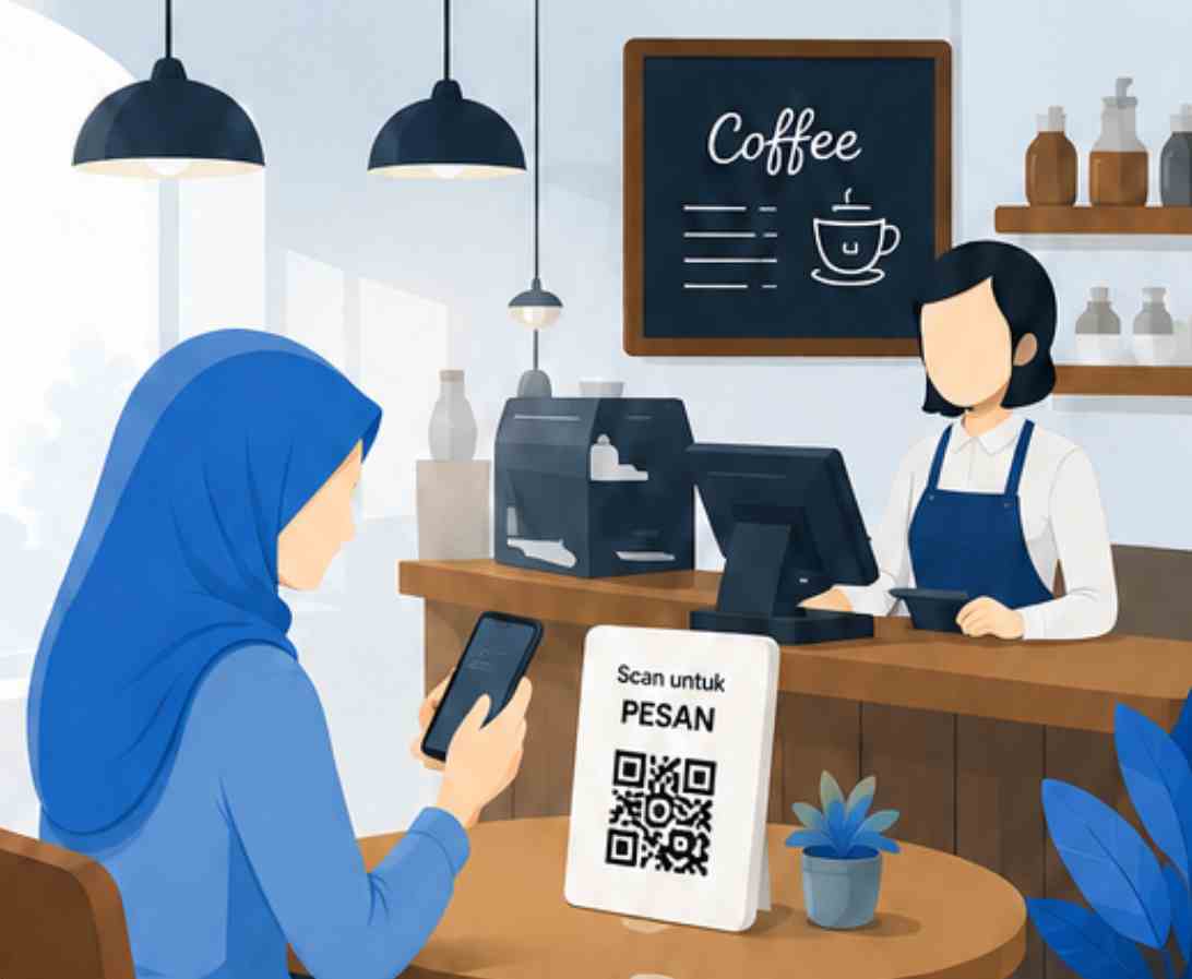 Aplikasi cafe order dengan scan QRCode